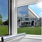 Lifetree Raamfolie - 54% Korting! Privacy & Zonwering (Zilver, 90x1000cm)