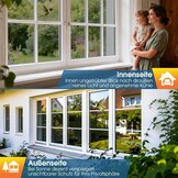 Lifetree Raamfolie - 54% Korting! Privacy & Zonwering (Zilver, 90x1000cm)