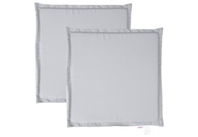 vidaXL Tuinzitkussens 2 st Vierkant 45x45cm Lichtgrijs (26% Korting)