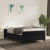 vidaXL Bedframe 120x200 cm Zwart Fluweel - 34% Korting!