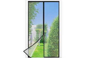 Zwarte Vliegendeur 100x230cm met 58% Korting
