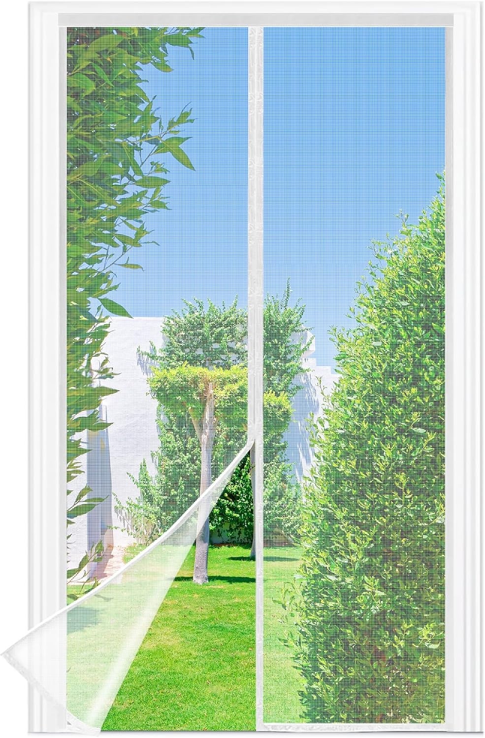 Zwarte Vliegendeur 100x230cm met 58% Korting