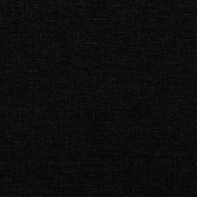 VidaXL Tweezitsbank Zwart Stof - 41% Korting