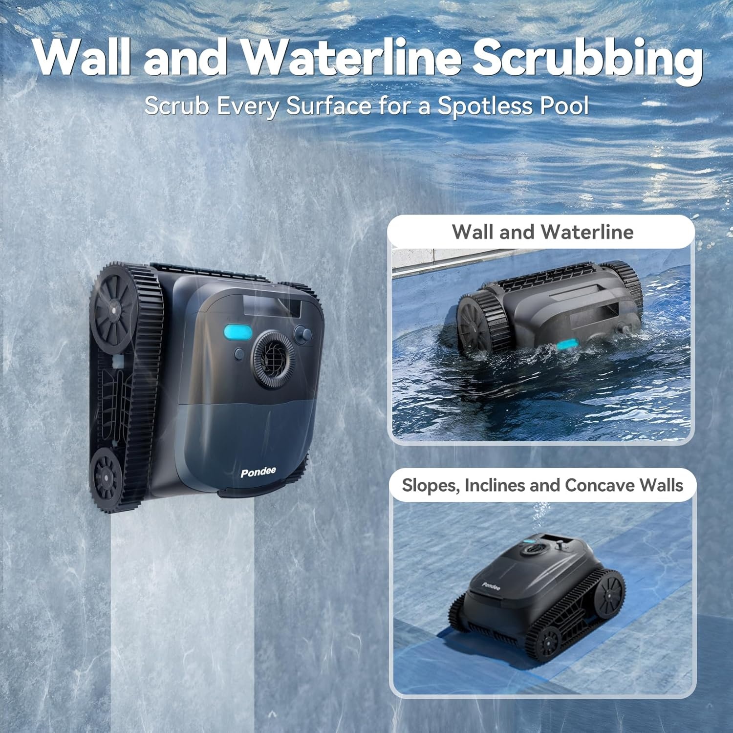 WaveRobo X5 Zwembadrobot: Bodem & Wand - 37% Korting!