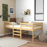 vidaXL Grenenhouten Bedframe 90x200cm - 54% Korting