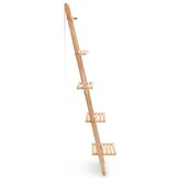 vidaXL Cederhouten Wandrek Ladder - 31% Korting!