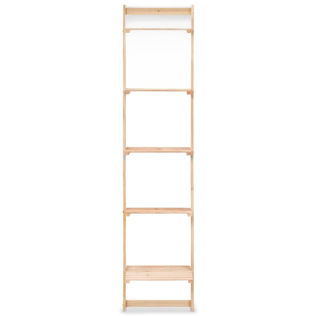 vidaXL Cederhouten Wandrek Ladder - 31% Korting!