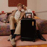 LEVEL8 Zipless Koffer Zwart 24" Aluminium Frame - 29% Korting