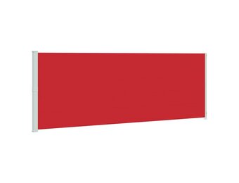 Uittrekbaar Tuinscherm 220x600cm Rood - 54% Korting!