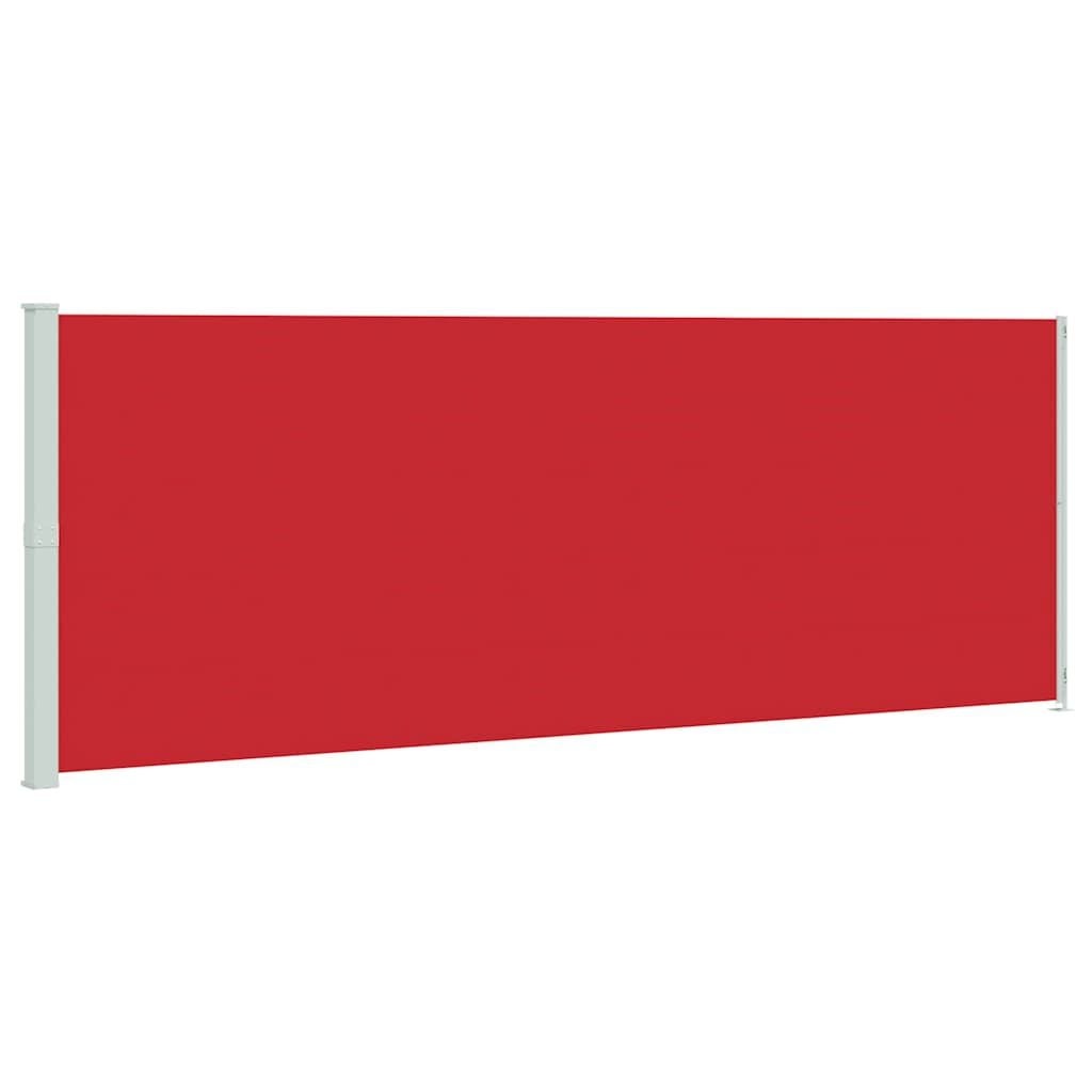 Uittrekbaar Tuinscherm 220x600cm Rood - 54% Korting!