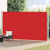 Uittrekbaar Tuinscherm 220x600cm Rood - 54% Korting!
