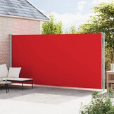 Uittrekbaar Tuinscherm 220x600cm Rood - 54% Korting!