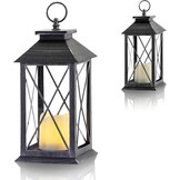 Flower Power Lantaarn met LED Kaars | -35% Korting