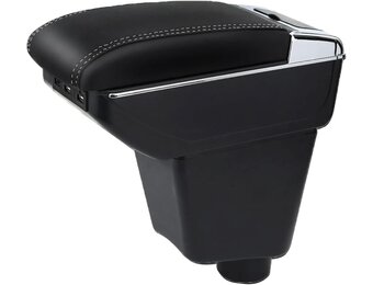 Armsteun Zwart Dubbellaags met 7 USB Poorten - Clio IV (2012-2019) - 38% Korting