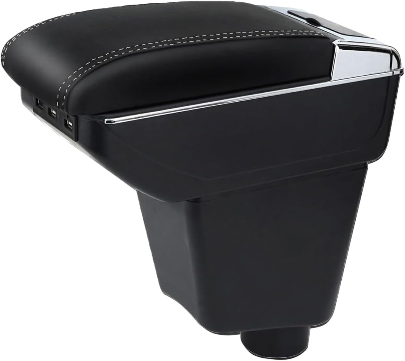 Armsteun Zwart Dubbellaags met 7 USB Poorten - Clio IV (2012-2019) - 38% Korting