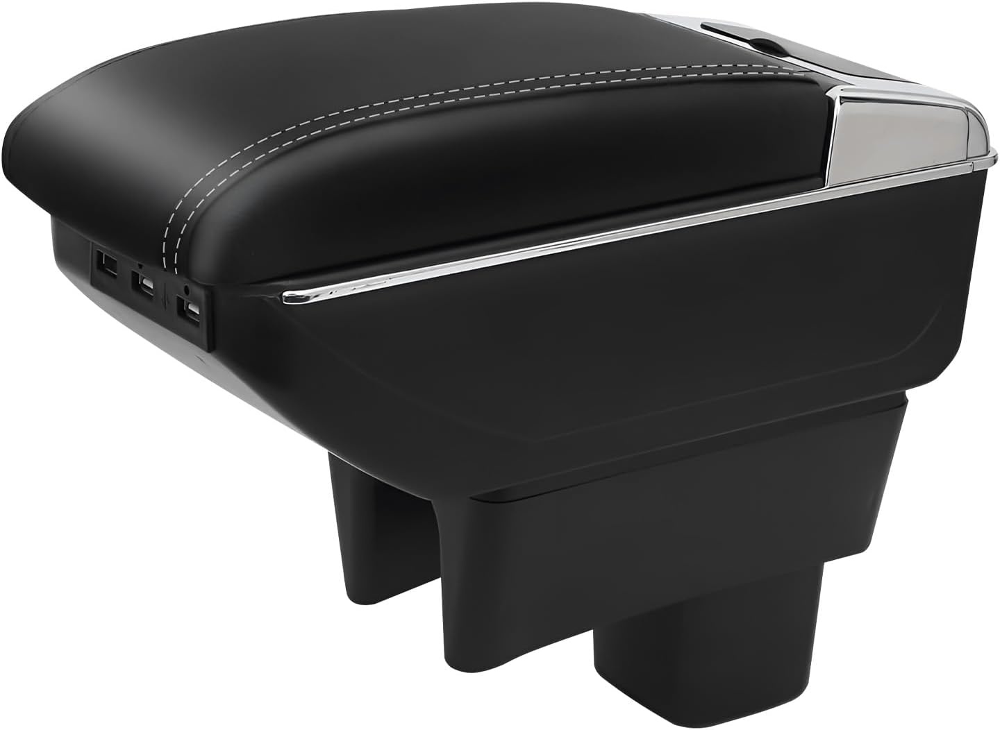 Armsteun Zwart Dubbellaags met 7 USB Poorten - Clio IV (2012-2019) - 38% Korting