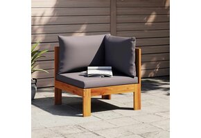 vidaXL Tuinhoekbank Massief Acaciahout met Kussens - 54% Korting!