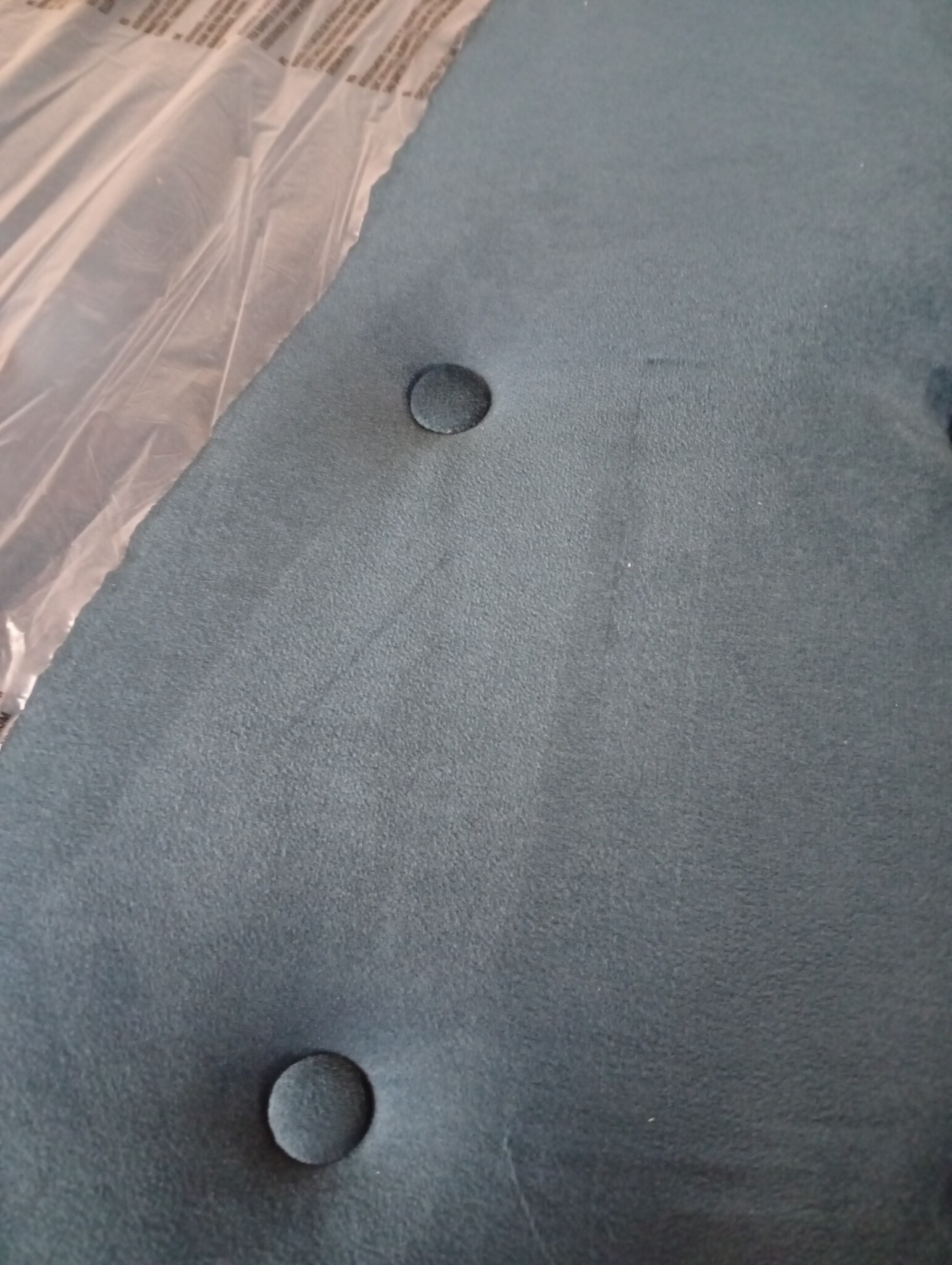 vidaXL Hoofdbord Fluweel Donkerblauw - 51% Korting!