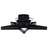 vidaXL Kerstboomstandaard 47x47x13,5 cm zwart