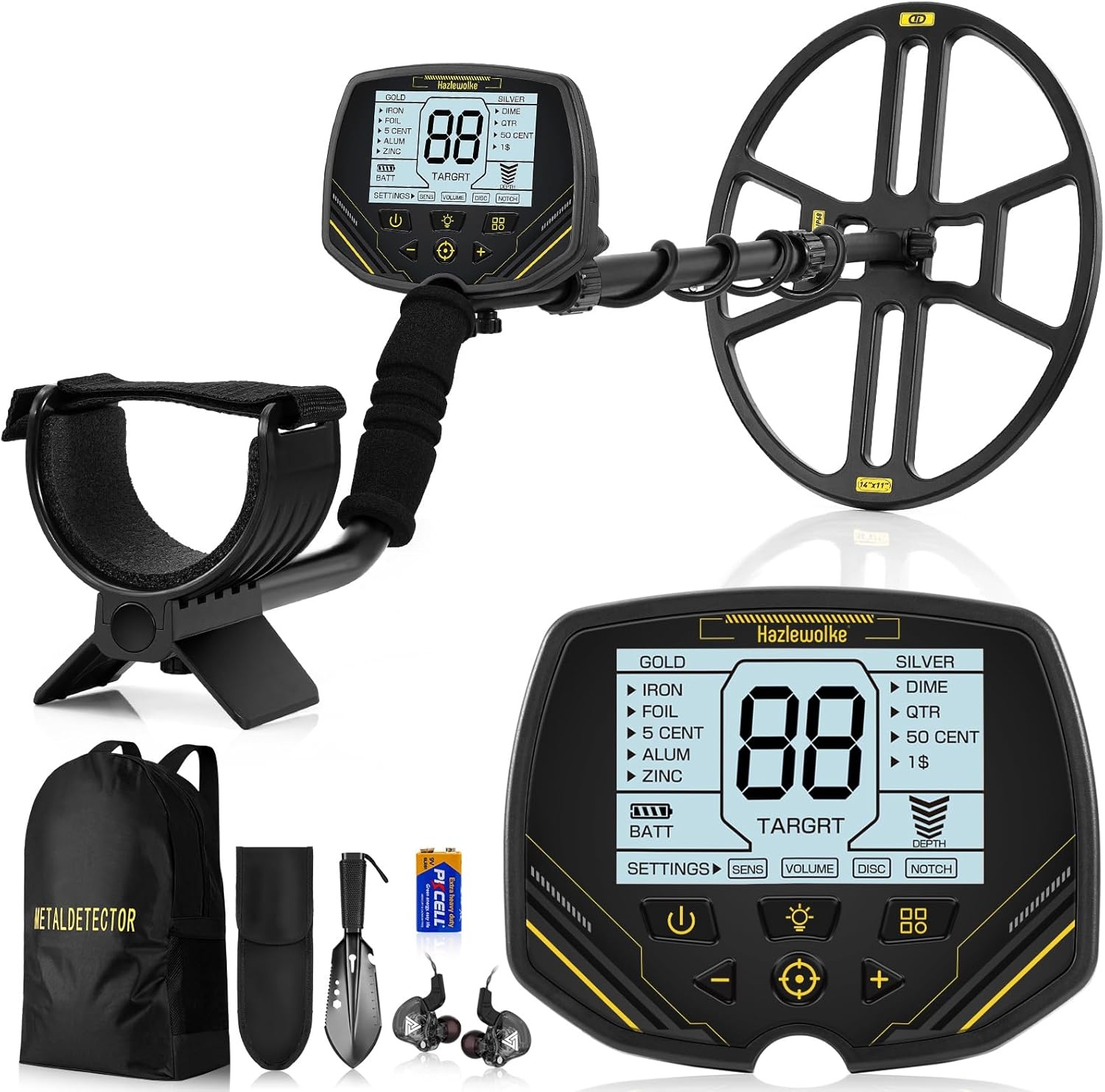 DD90 Metaaldetector Zwart - 37% Korting