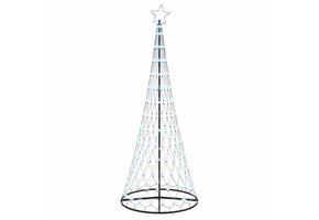 vidaXL LED Kerstboom Koudwit - 290 LED - 33% Korting!