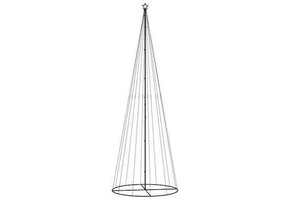 Kegelkerstboom vidaXL Blauw 500cm met 732 LED's - 33% Korting