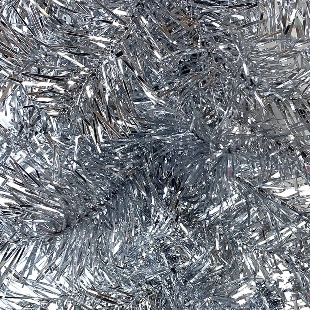 VidaXL Kerstslinger met LED-lampjes 10m Zilver - 33% Korting