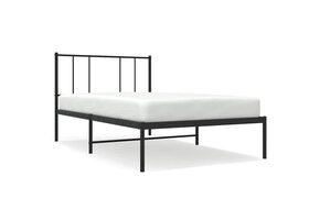 VidaXL Bedframe Metaal Zwart 90x190 cm | 32% Korting