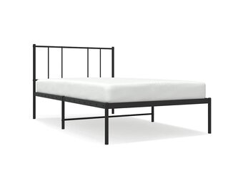 VidaXL Bedframe Metaal Zwart 90x190 cm | 32% Korting