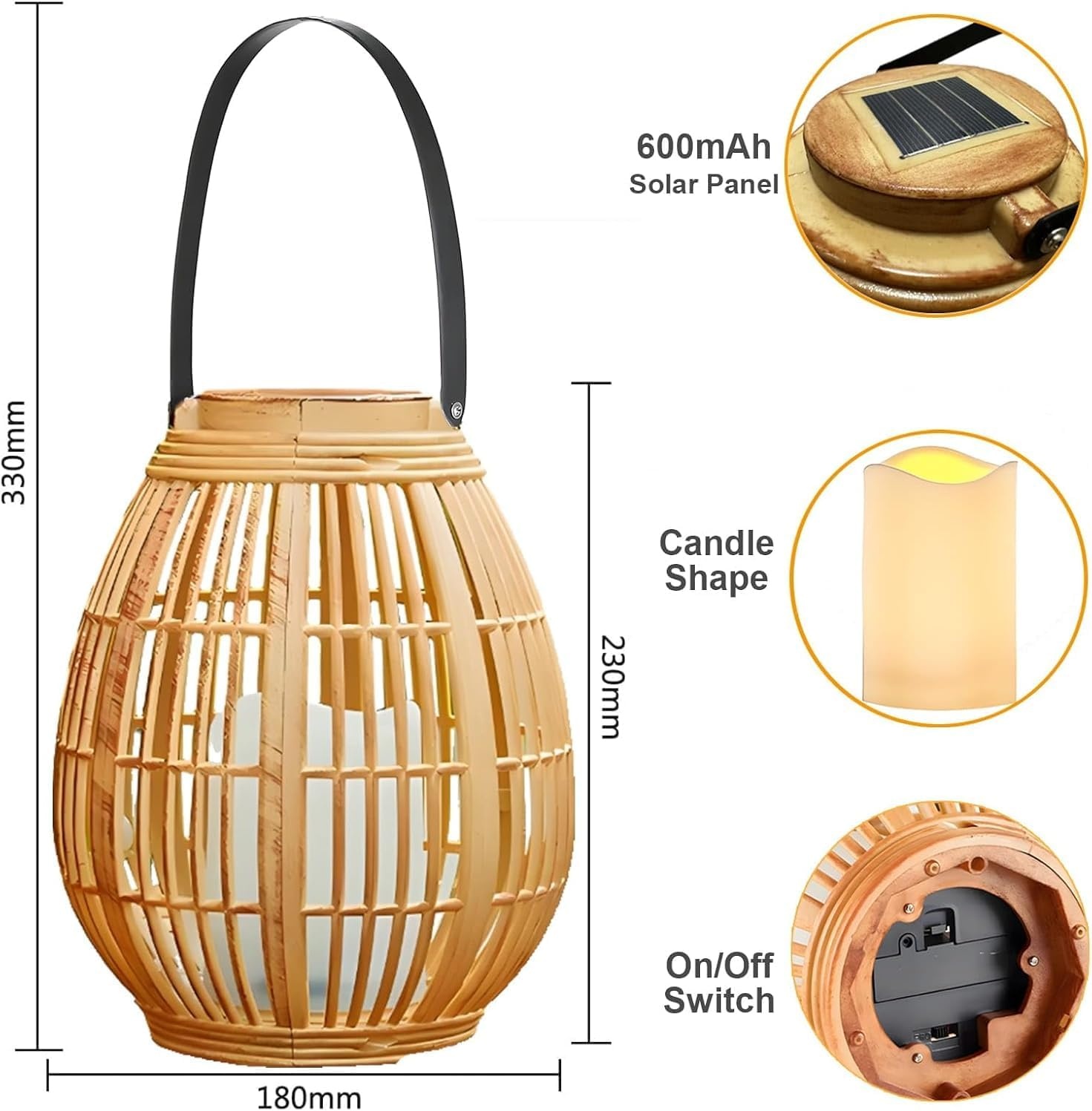 Zonnelantaarn Tuinlamp - 24% Korting