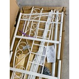 Wit Metalen Bedframe 90x200cm met Hartjes & Lattenbodem (54% Korting!)