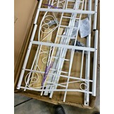 Wit Metalen Bedframe 90x200cm met Hartjes & Lattenbodem (54% Korting!)