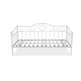 Wit Metalen Bedframe 90x200cm met Hartjes & Lattenbodem (54% Korting!)