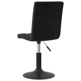 vidaXL Eetkamerstoelen 2 st. Fluweel Zwart - 34% Korting!