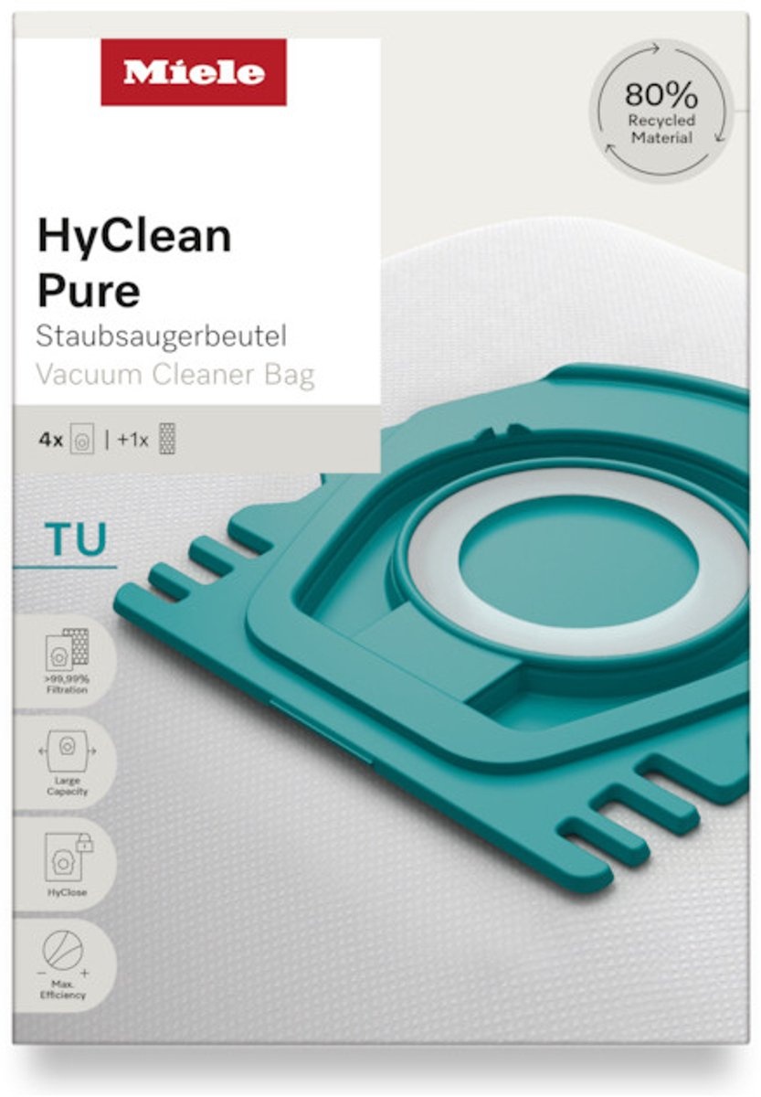 Miele HyClean Pure Stofzakken (4 stuks) - 45% Korting!