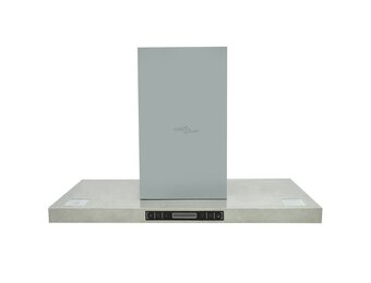 vidaXL Afzuigkap voor kookeiland met LCD-scherm