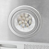 vidaXL Afzuigkap voor kookeiland met LCD-scherm