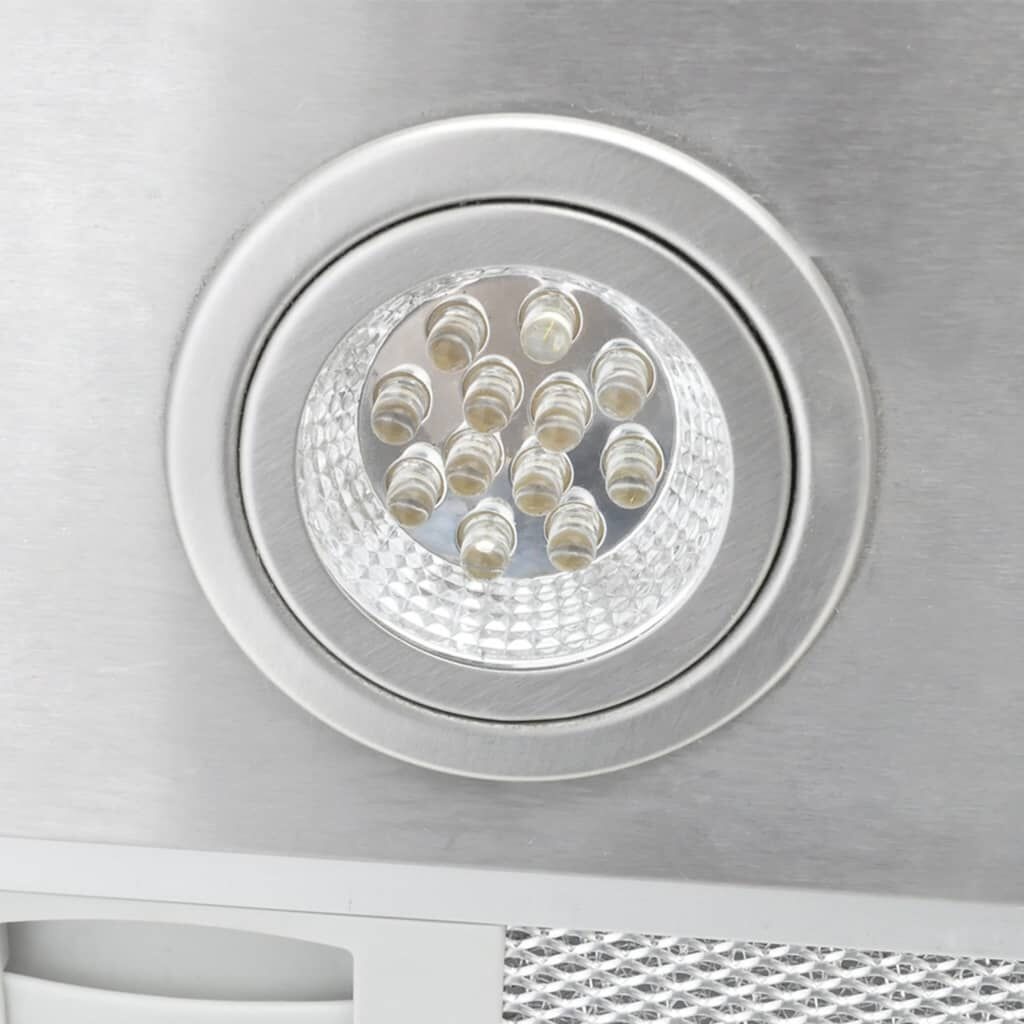 vidaXL Afzuigkap voor kookeiland met LCD-scherm