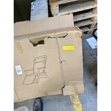 Tuin ligstoel 2in1 met hoofdsteun - Marineblauw - Tuinstoel