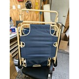 Tuin ligstoel 2in1 met hoofdsteun - Marineblauw - Tuinstoel