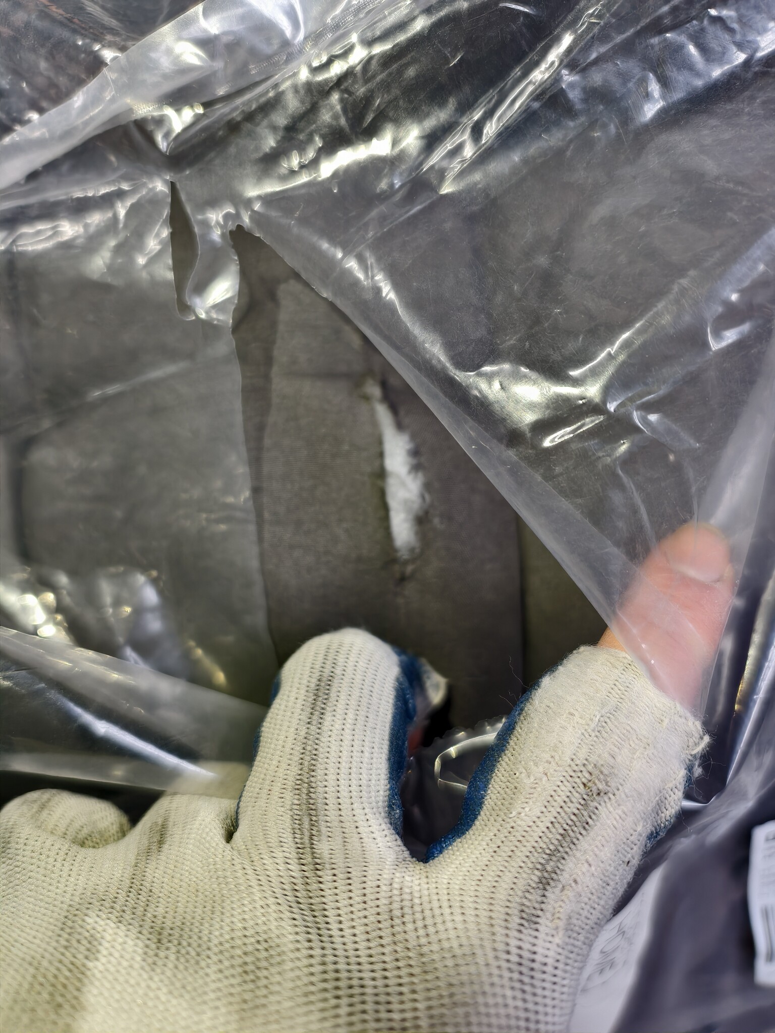 Ligstoel kussen - 160x52x5cm - grijs