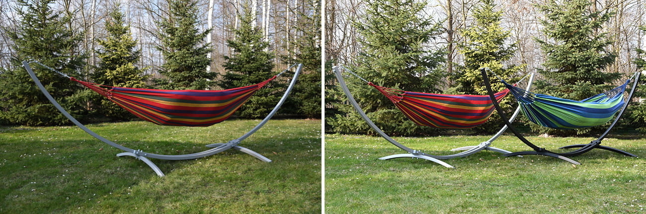 Metalen hangmat standaard - 300x100 cm - tot 150 kg