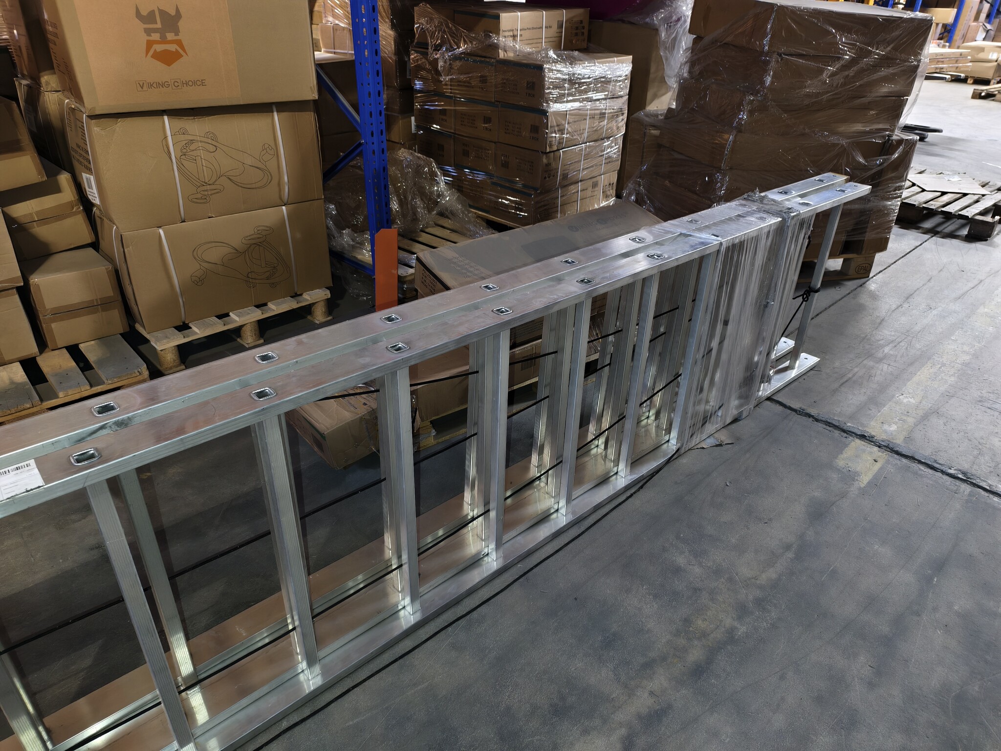 Rolsteiger - uitschuifbare steiger - aluminium - 736 cm