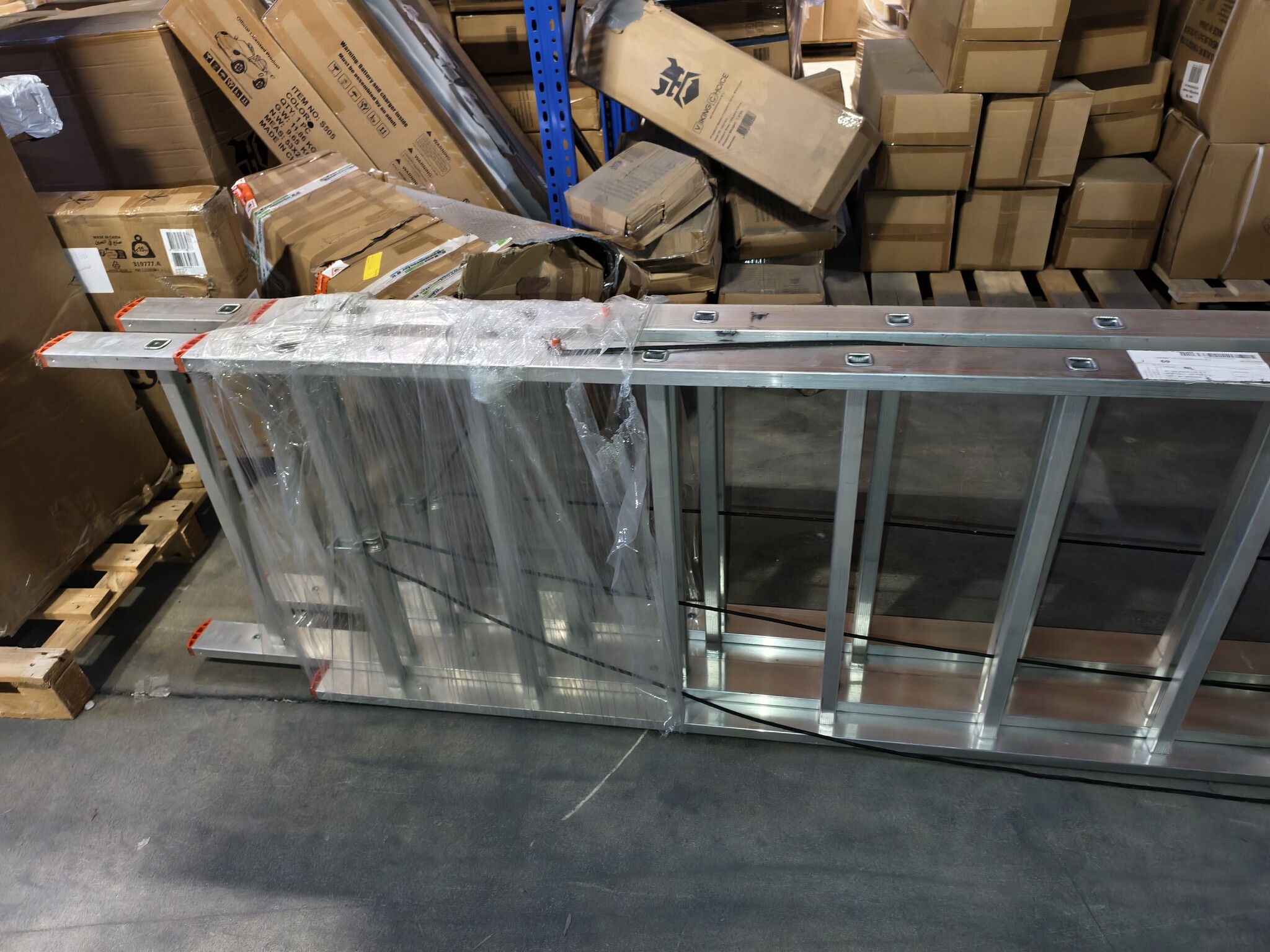 Rolsteiger - uitschuifbare steiger - aluminium - 736 cm