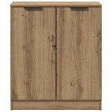 vidaXL Dressoir 60x30x70 cm bewerkt hout artisanaal eikenkleurig