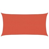 vidaXL Zonnezeil 160 g/m² 3x6 m HDPE terracottakleurig