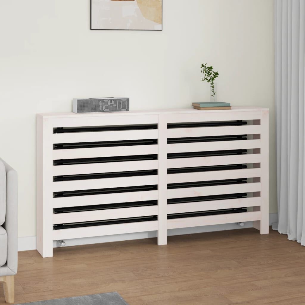 vidaXL Radiatorombouw Grenenhout Wit - 33% Korting