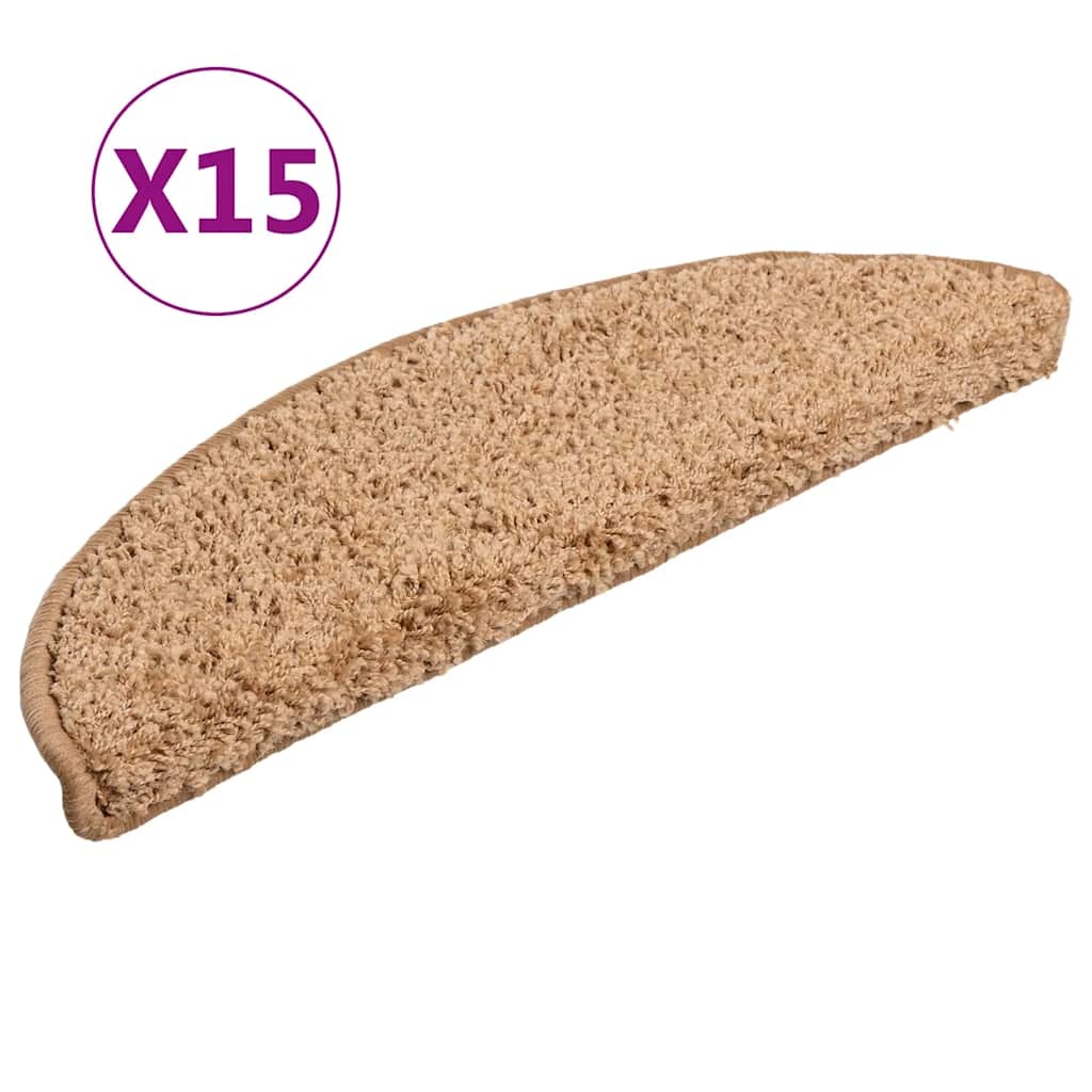 VidaXL Beige Trapmatten 15 stuks - 33% Korting!