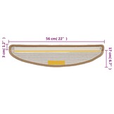 VidaXL Beige Trapmatten 15 stuks - 33% Korting!