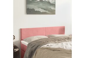vidaXL Hoofdborden Velours Roze - 2 Stuks met 32% Korting!
